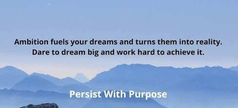 The Spark of Ambition